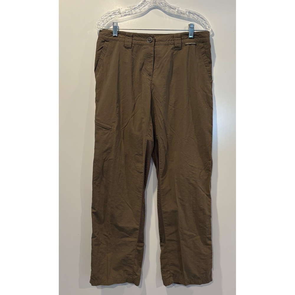 ExOfficio Womens Insect Shield Hiking Outdoor Pants Roll Tab Pants Size 12